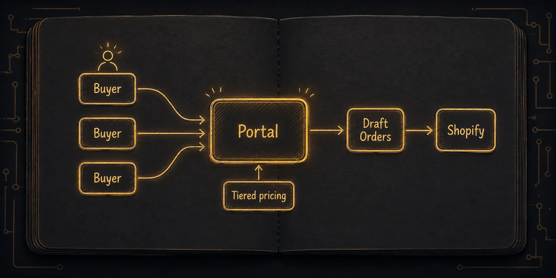 Wholesale portal screenshot